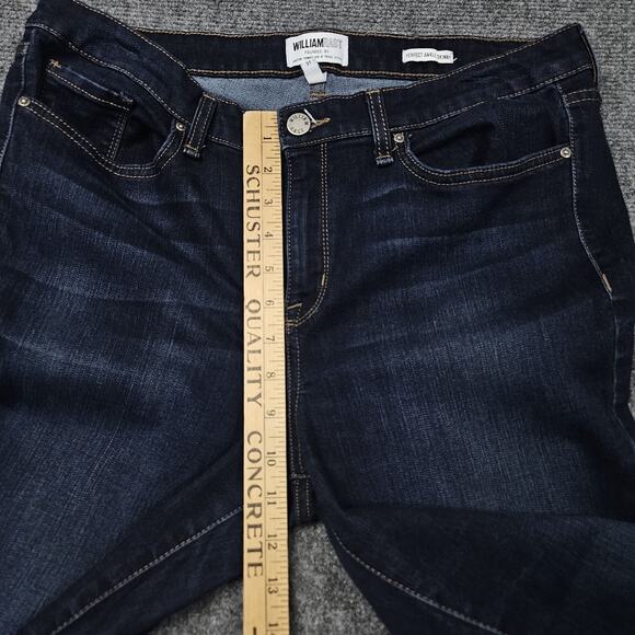 William Rast Jeans Juniors Size 31 (Fits 33x27) Perfect Ankle Skinny Denim Zips - Picture 7 of 8